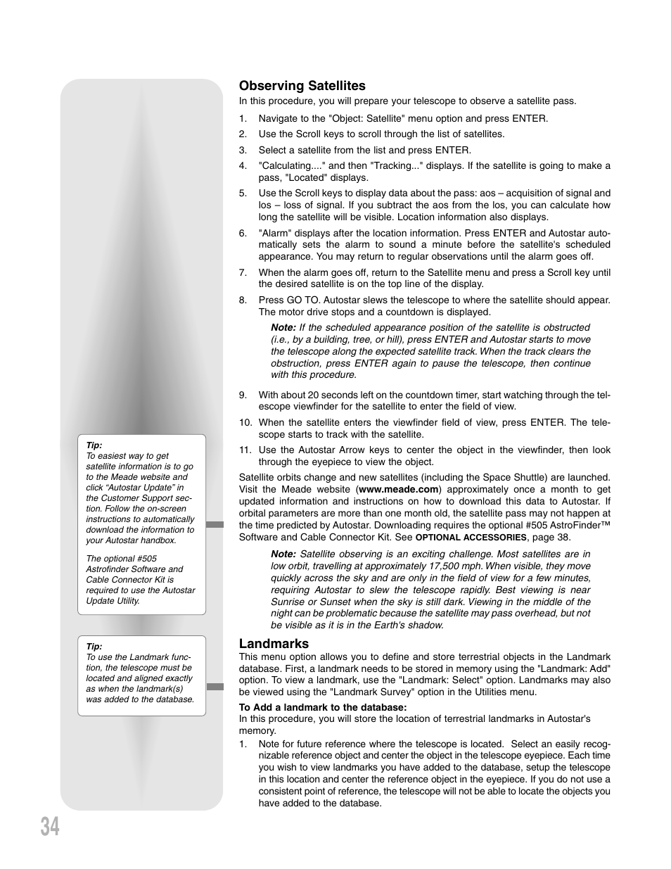 Meade Instruments LXD 75-Series User Manual | Page 34 / 67