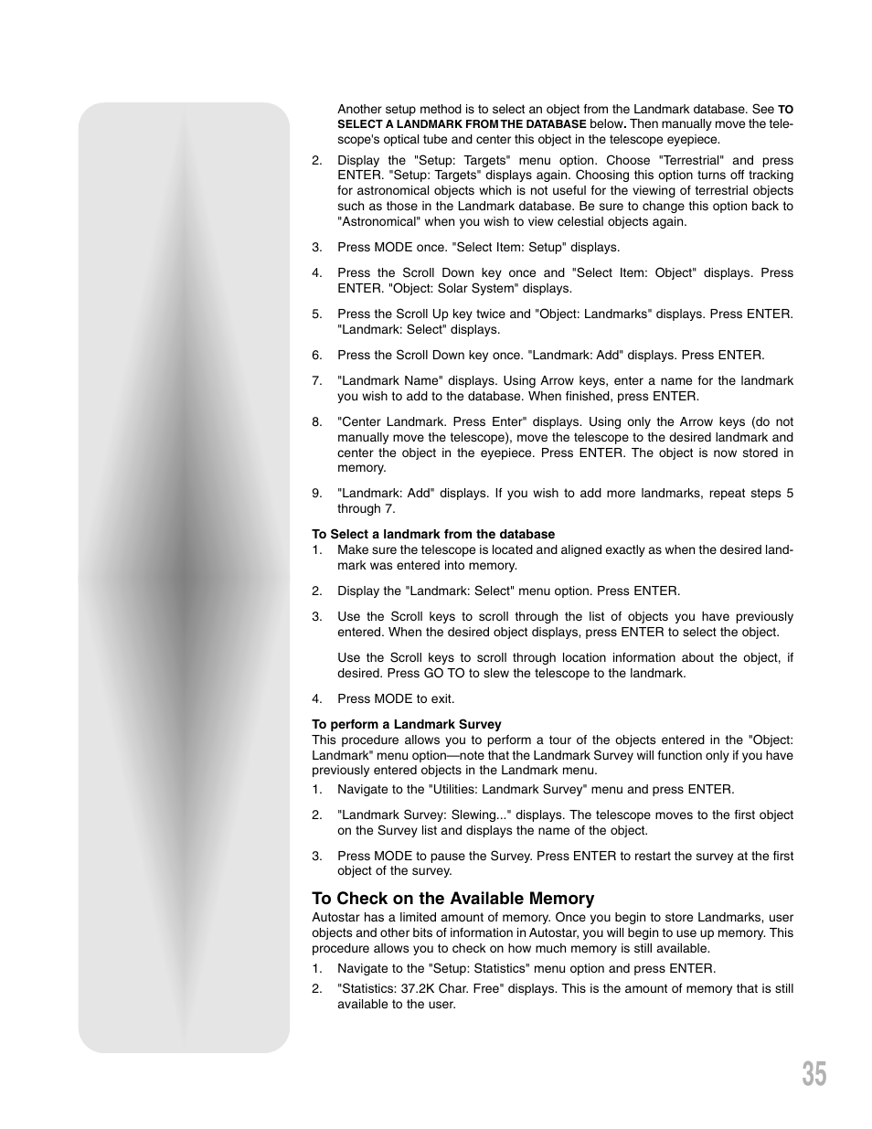 Meade Instruments LXD 75-Series User Manual | Page 35 / 67