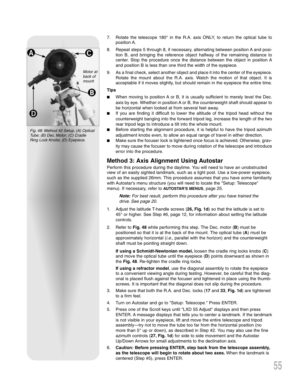 Ạạ ả ả | Meade Instruments LXD 75-Series User Manual | Page 55 / 67