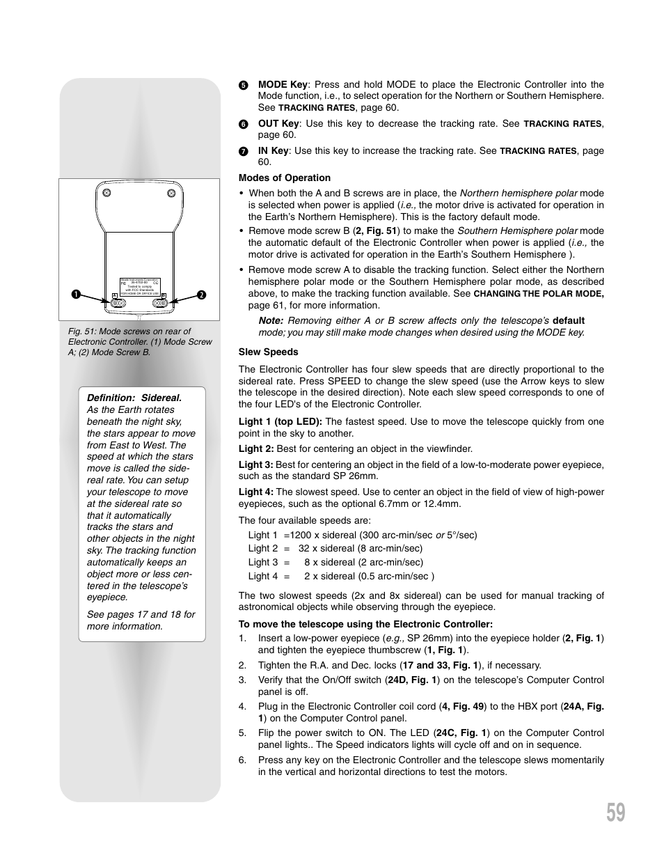 Meade Instruments LXD 75-Series User Manual | Page 59 / 67