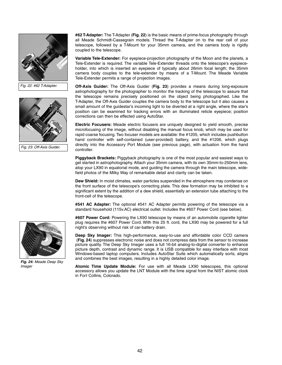 Meade Instruments LX90-LNT User Manual | Page 42 / 60