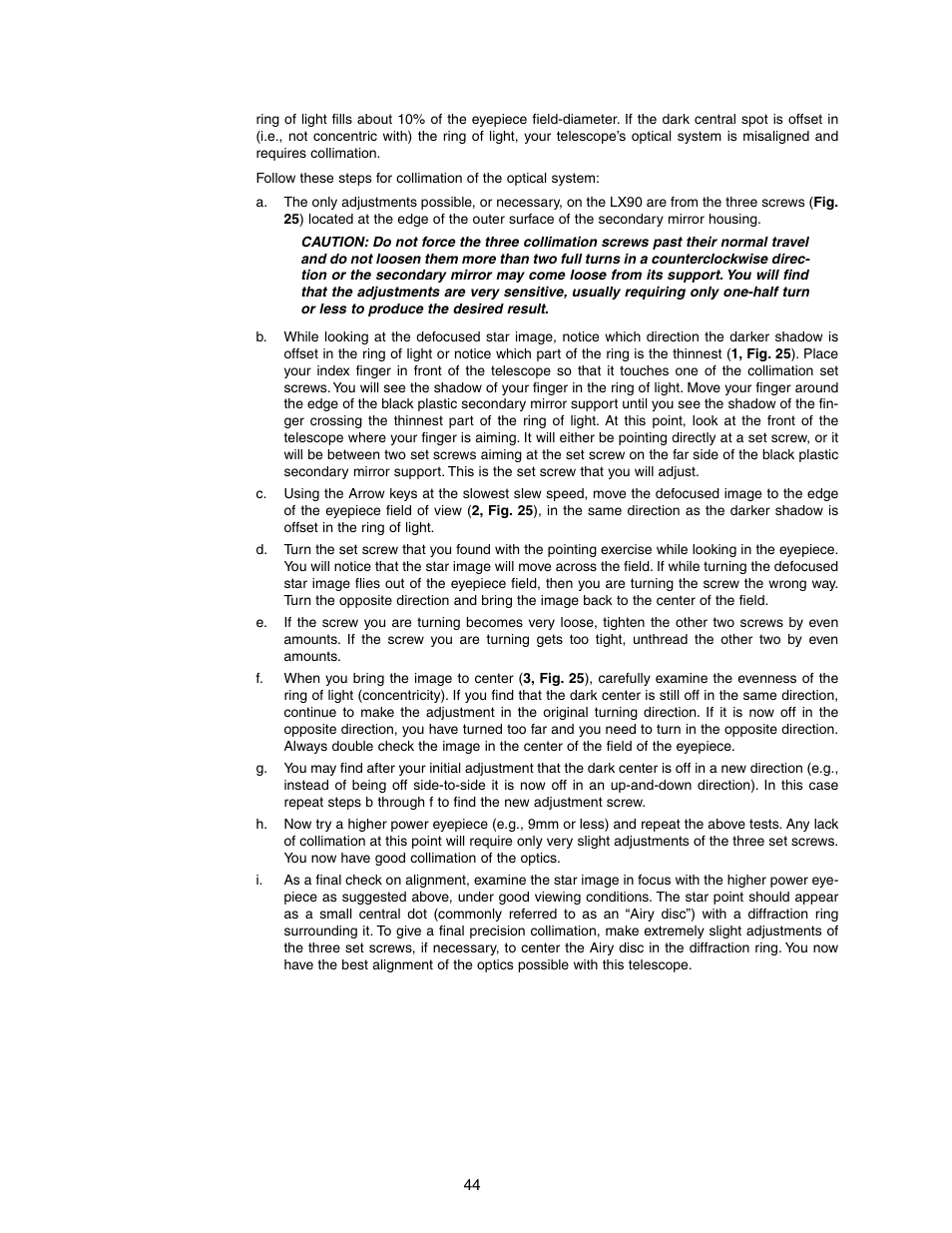 Meade Instruments LX90-LNT User Manual | Page 44 / 60