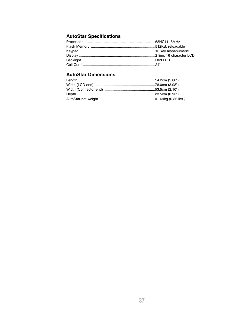 Meade Instruments ETX-80AT-BB User Manual | Page 37 / 44