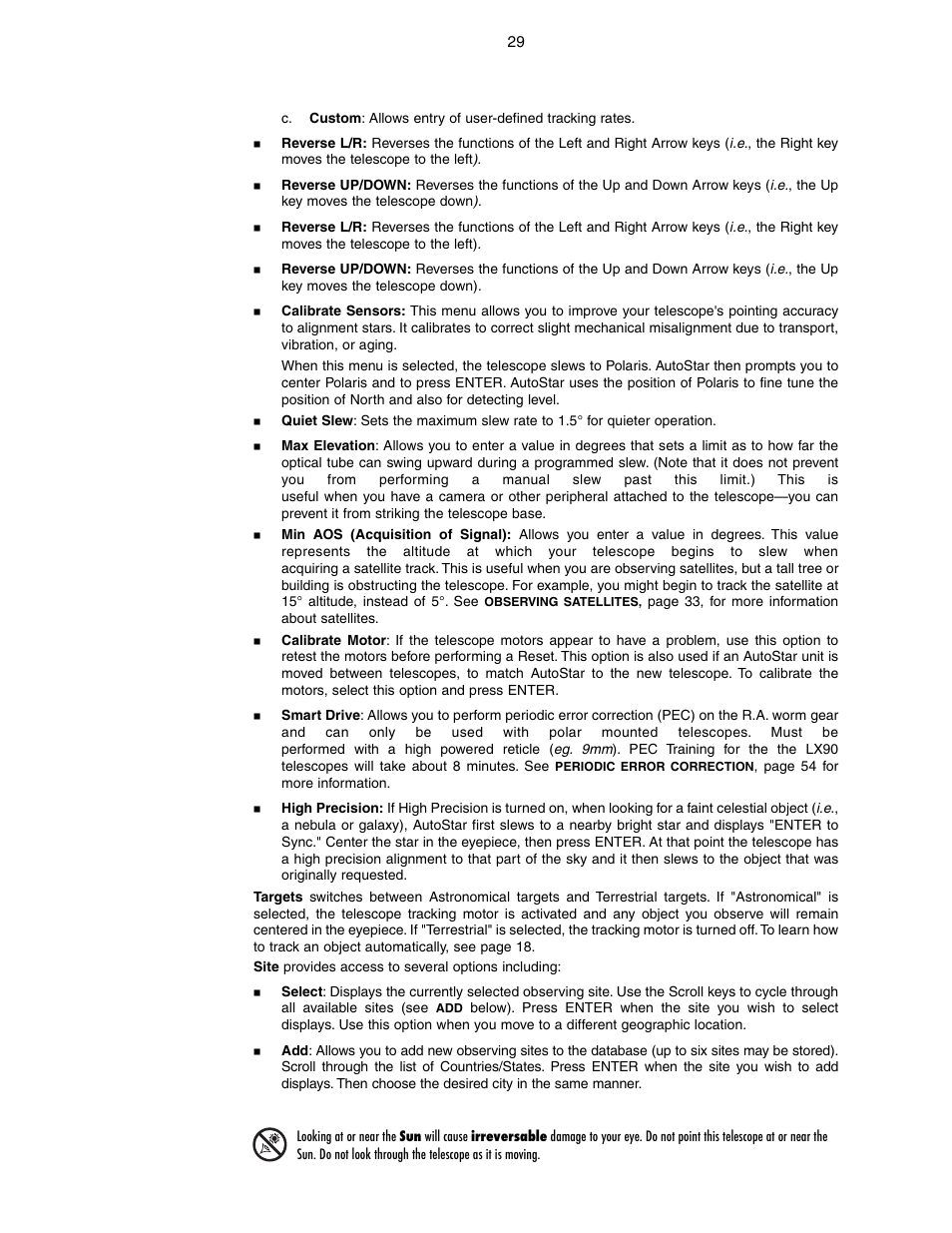 Meade Instruments LX90-GPS User Manual | Page 29 / 60