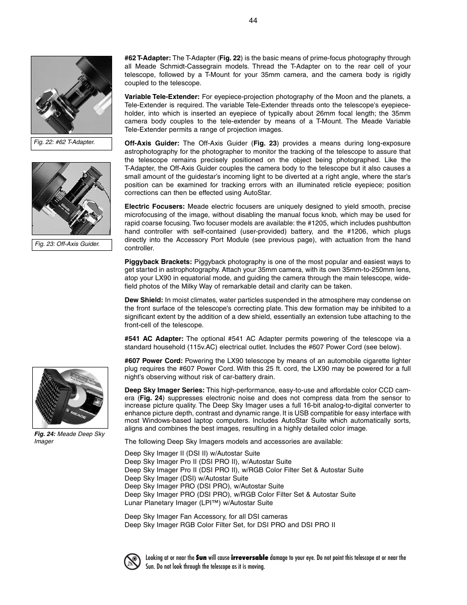 Meade Instruments LX90-GPS User Manual | Page 44 / 60