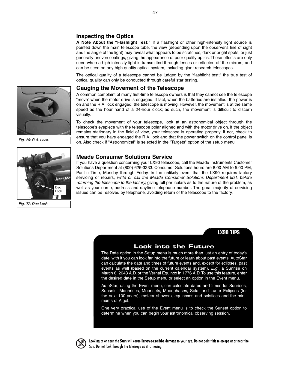 Meade Instruments LX90-GPS User Manual | Page 47 / 60