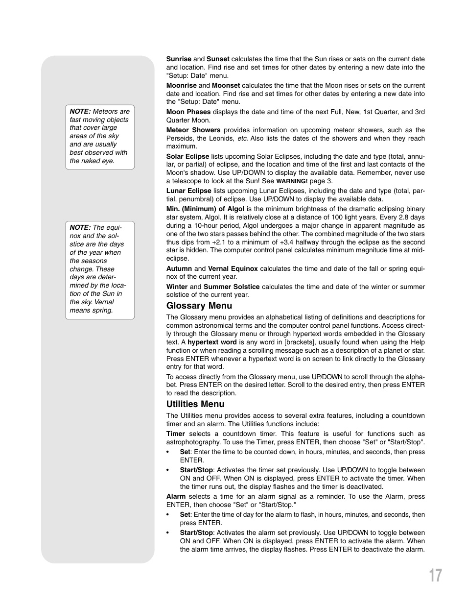 Meade Instruments NG-Series User Manual | Page 17 / 28