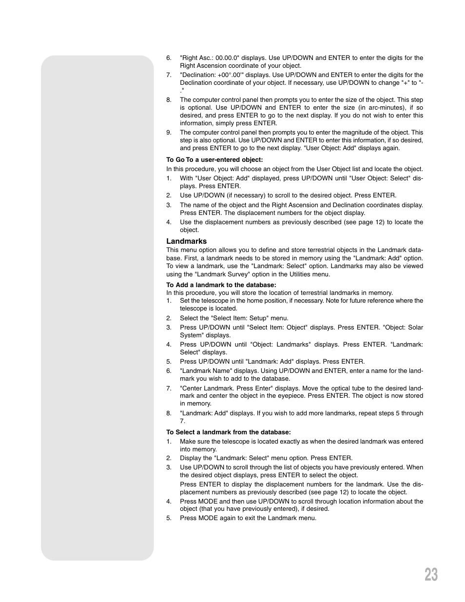 Meade Instruments NG-Series User Manual | Page 23 / 28