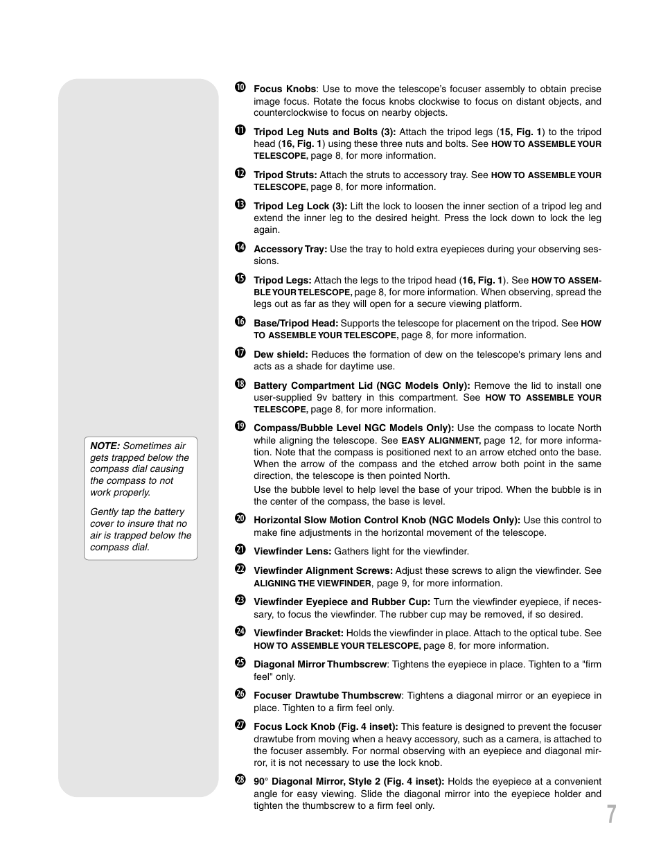Meade Instruments NG-Series User Manual | Page 7 / 28