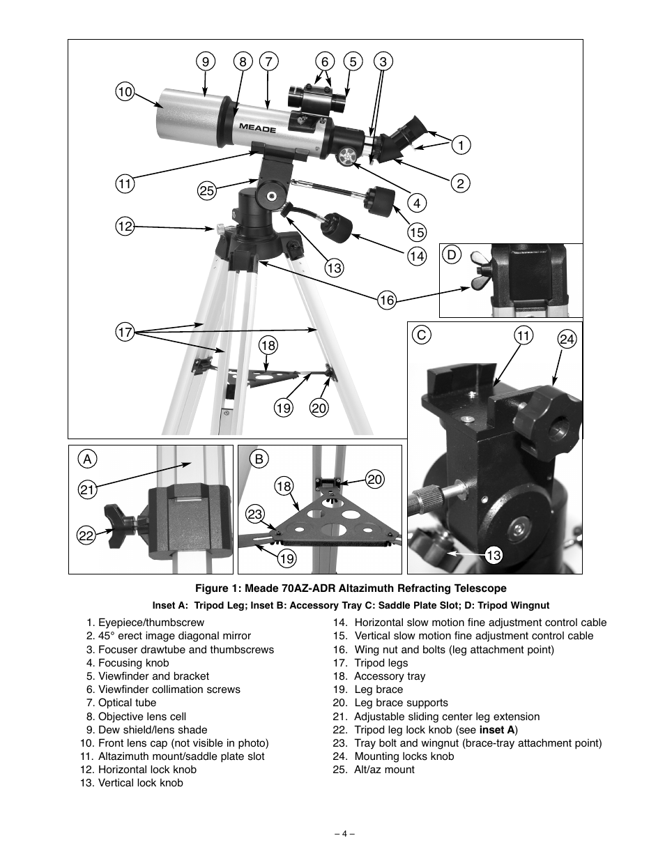 Meade Instruments 70AZ-ADS User Manual | Page 4 / 12