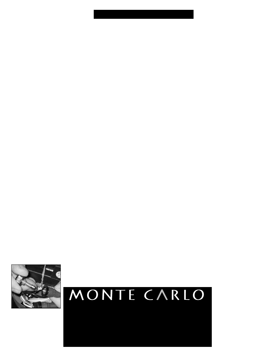 Trouble shooting | Monte Carlo Fan Company 5WCR56XXD User Manual | Page 6 / 7