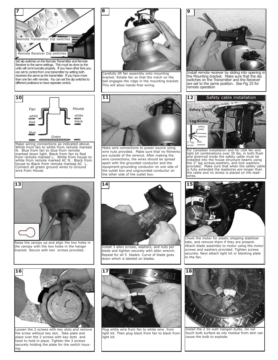 Monte Carlo Fan Company 5MAR52 User Manual | Page 3 / 5