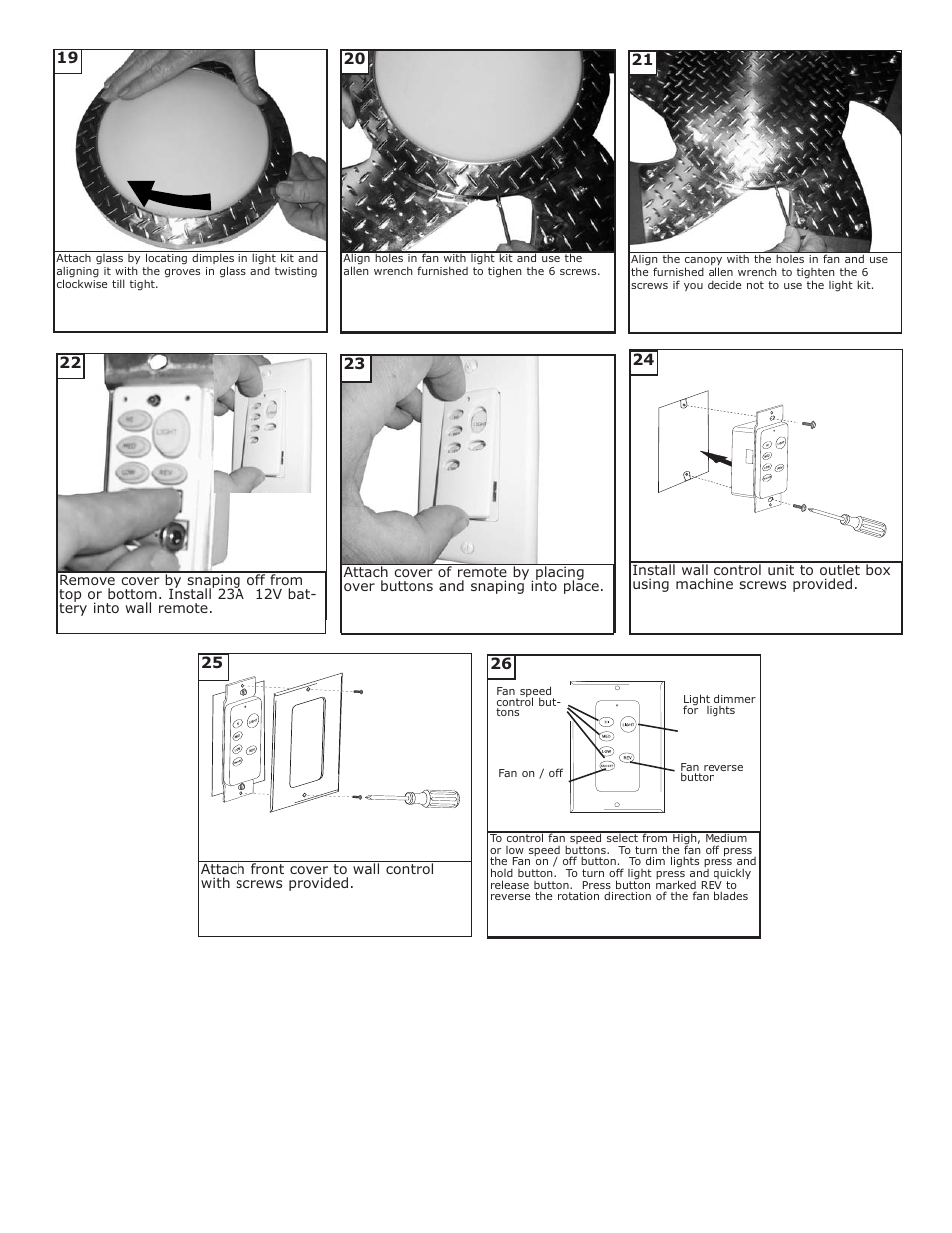 Monte Carlo Fan Company 5MAR52 User Manual | Page 4 / 5