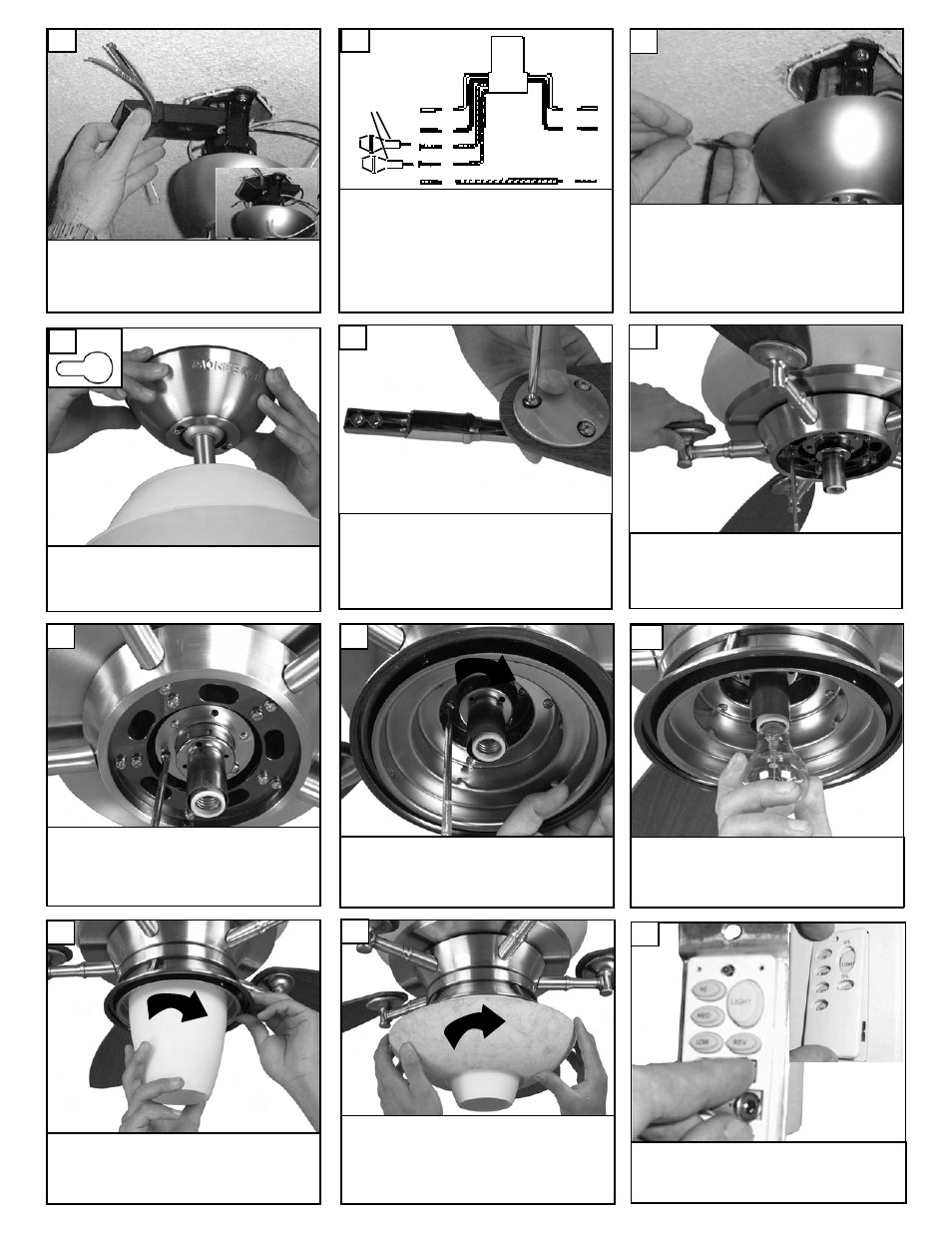 Monte Carlo Fan Company 5SWR54XXD Series User Manual | Page 4 / 7