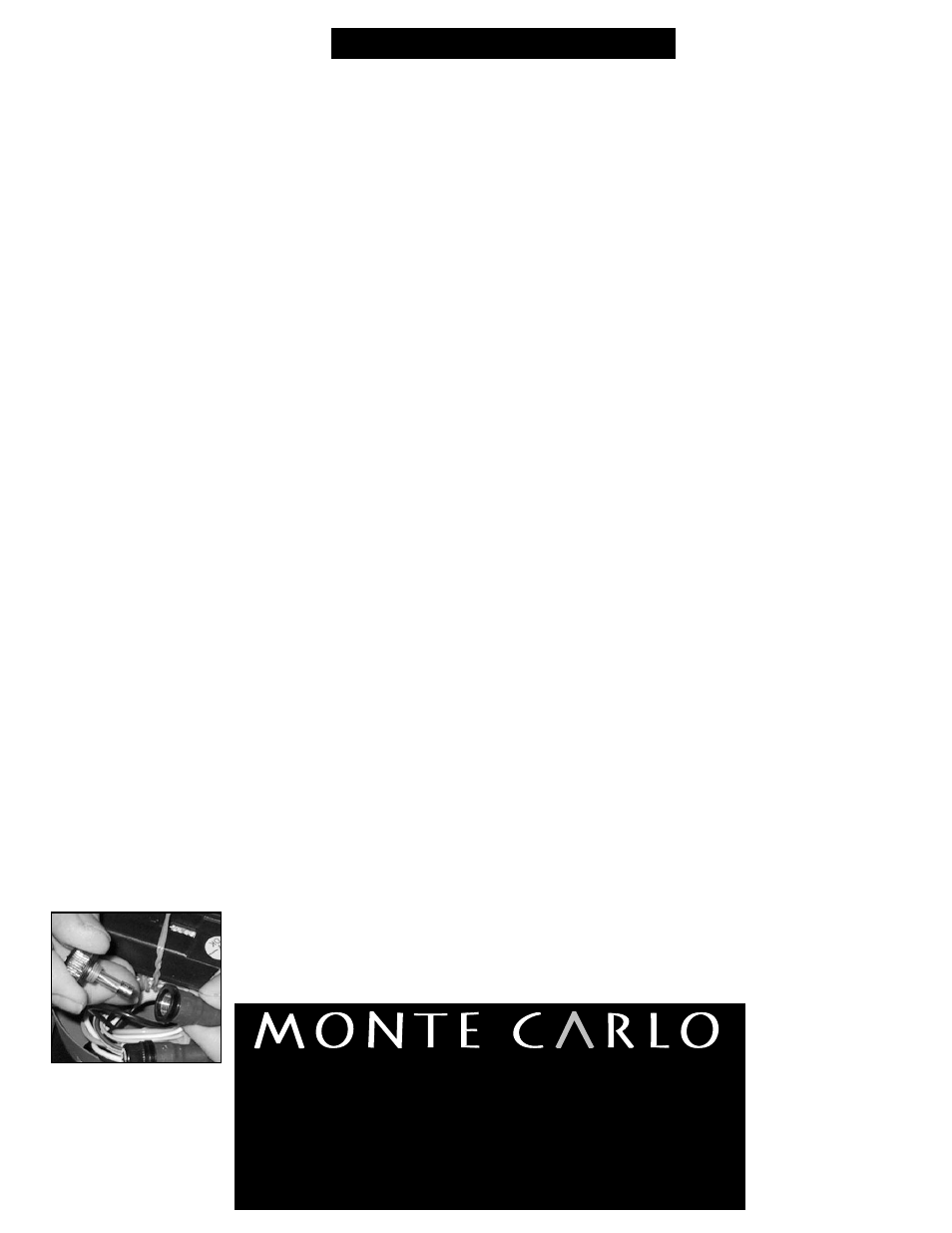 Trouble shooting | Monte Carlo Fan Company 5RDR User Manual | Page 7 / 7