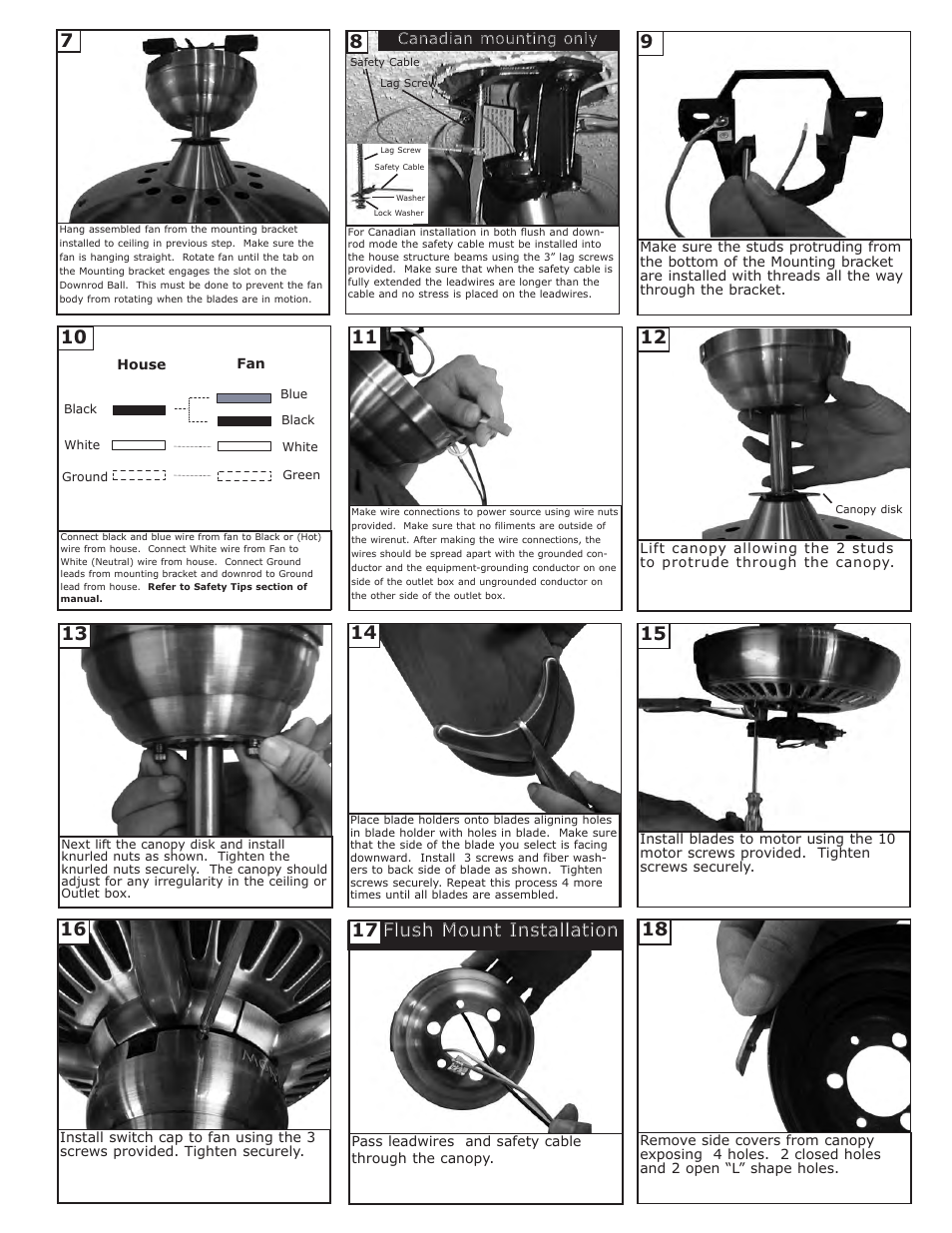 Monte Carlo Fan Company 5CO52 User Manual | Page 3 / 5