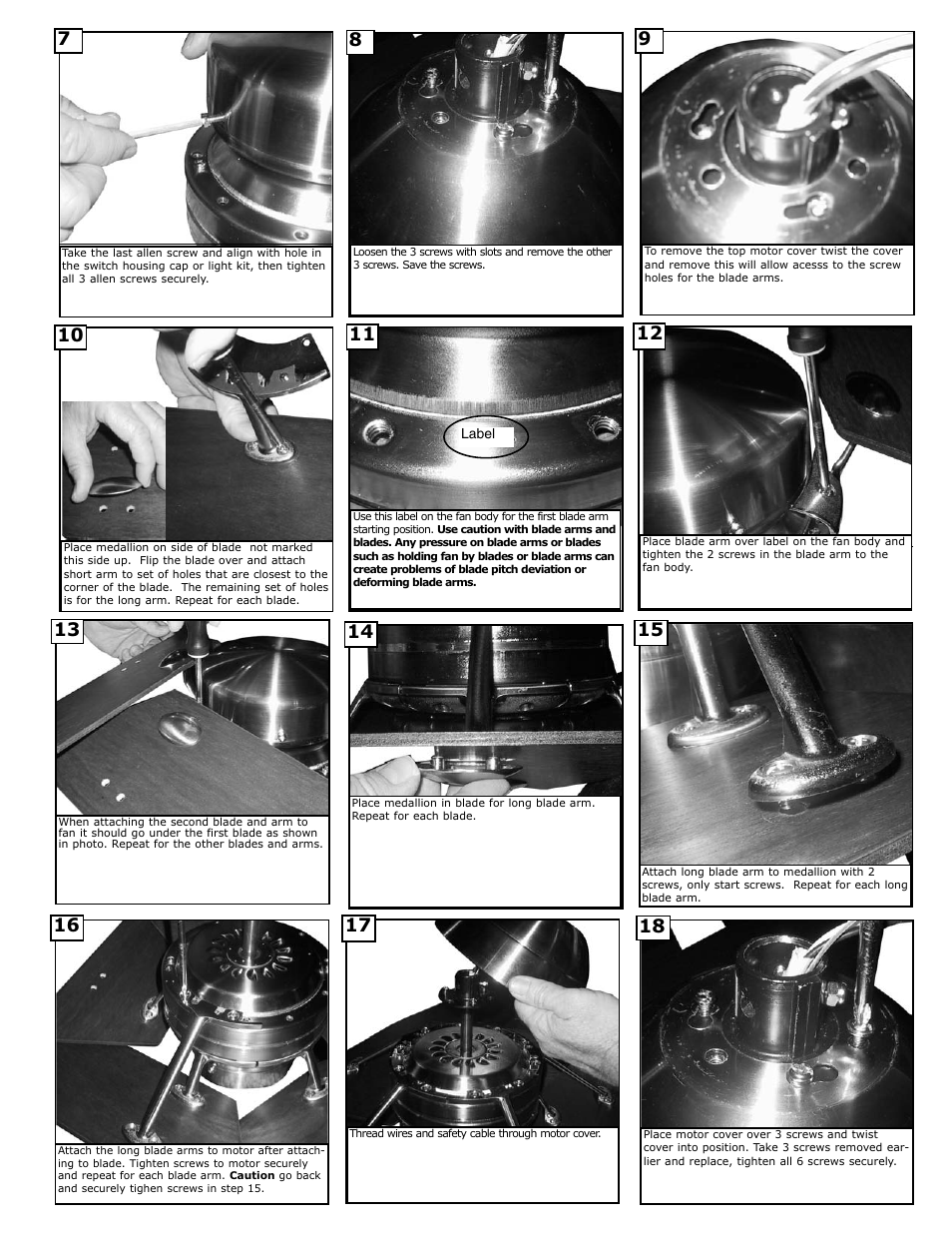 Monte Carlo Fan Company 5STR52 User Manual | Page 3 / 6