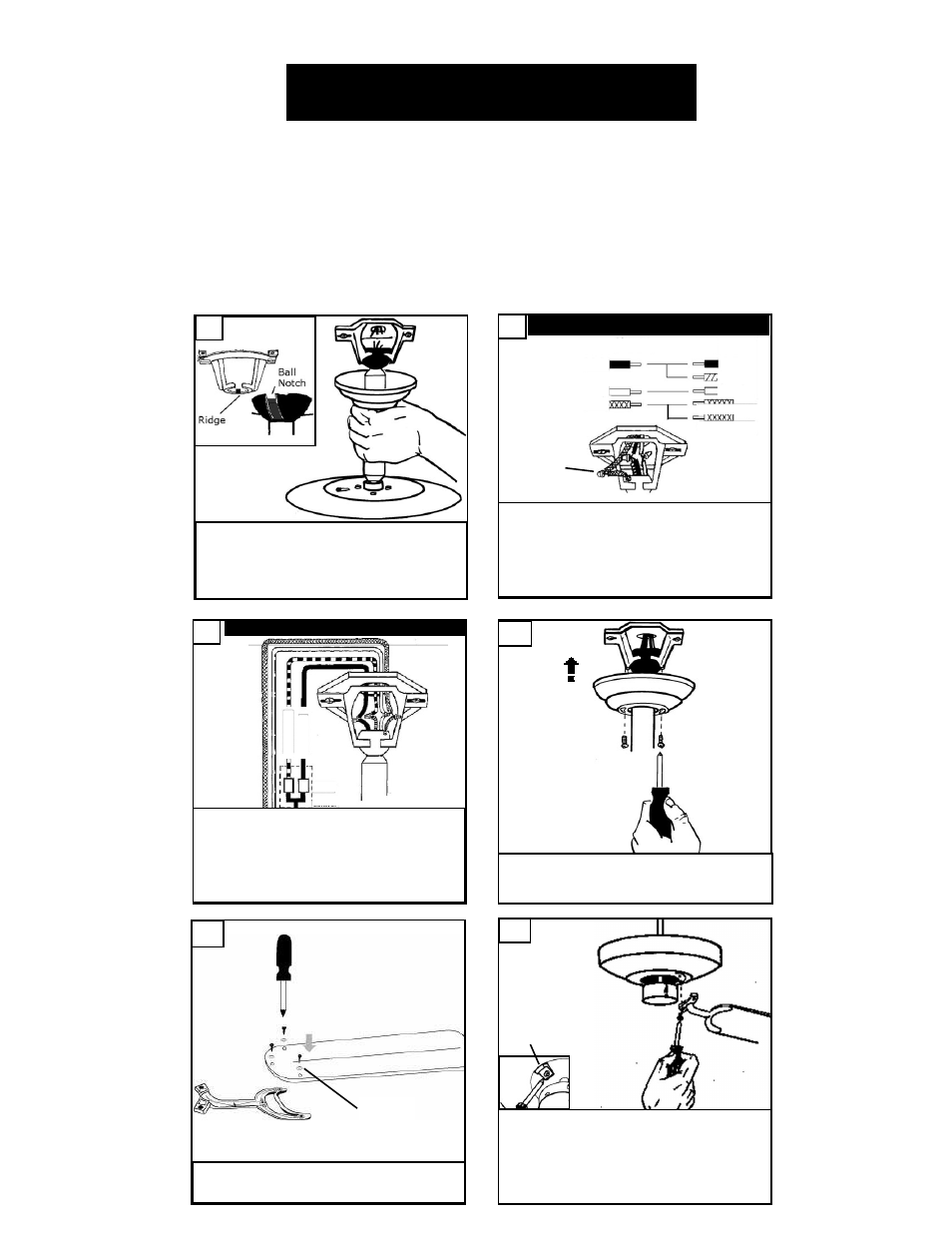 Installation | Monte Carlo Fan Company Ceiling Fans User Manual | Page 4 / 6