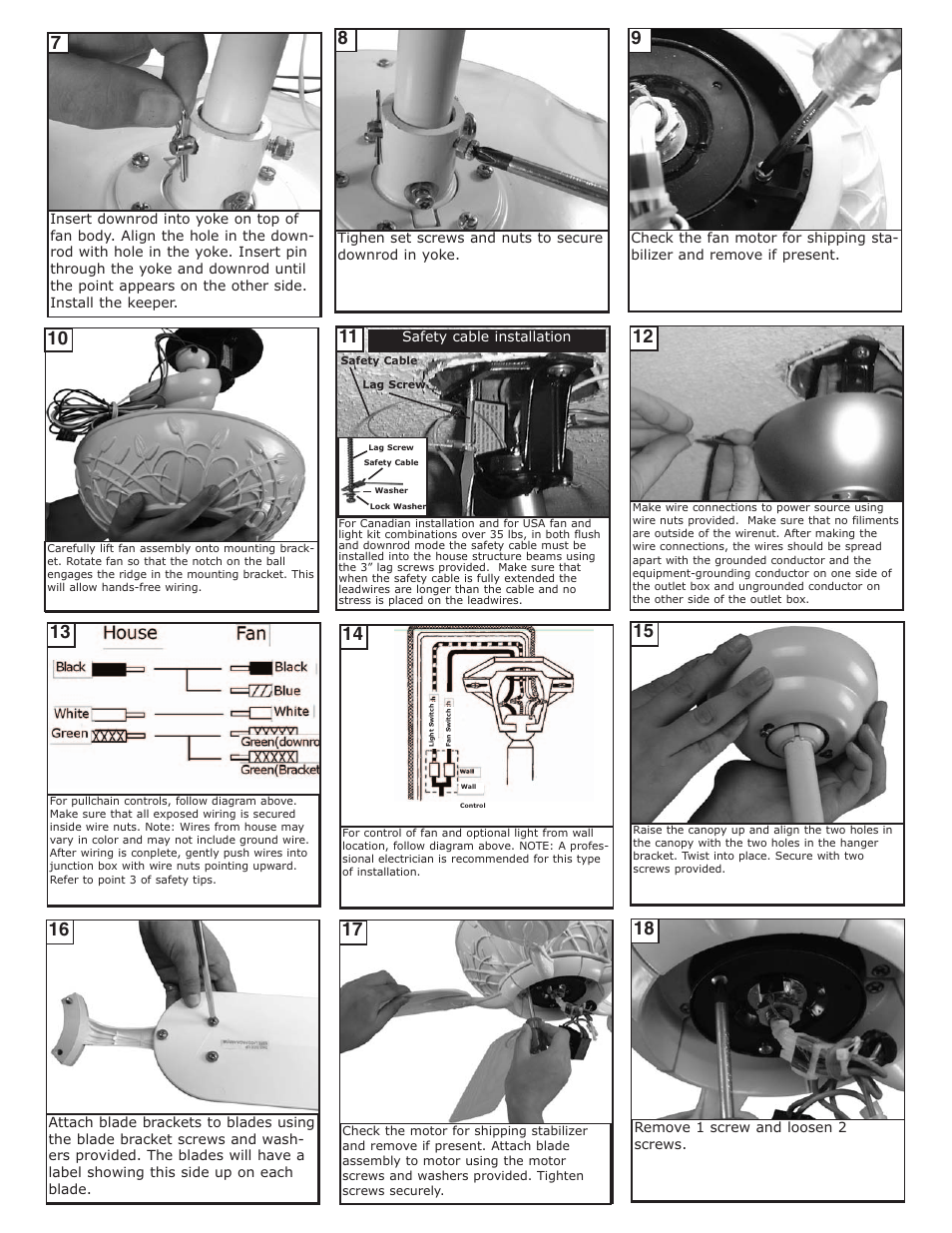Monte Carlo Fan Company 5BY52XX User Manual | Page 3 / 5