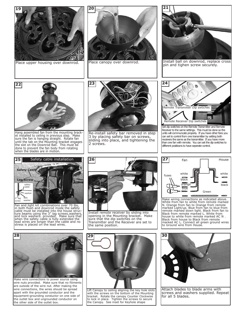 Monte Carlo Fan Company 5ROR User Manual | Page 4 / 7