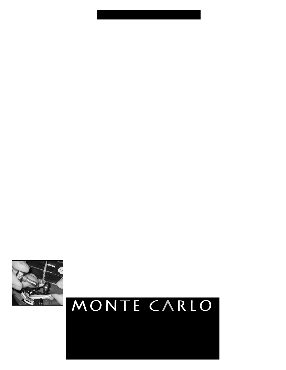 Trouble shooting | Monte Carlo Fan Company 5SCR60BR3 User Manual | Page 8 / 9