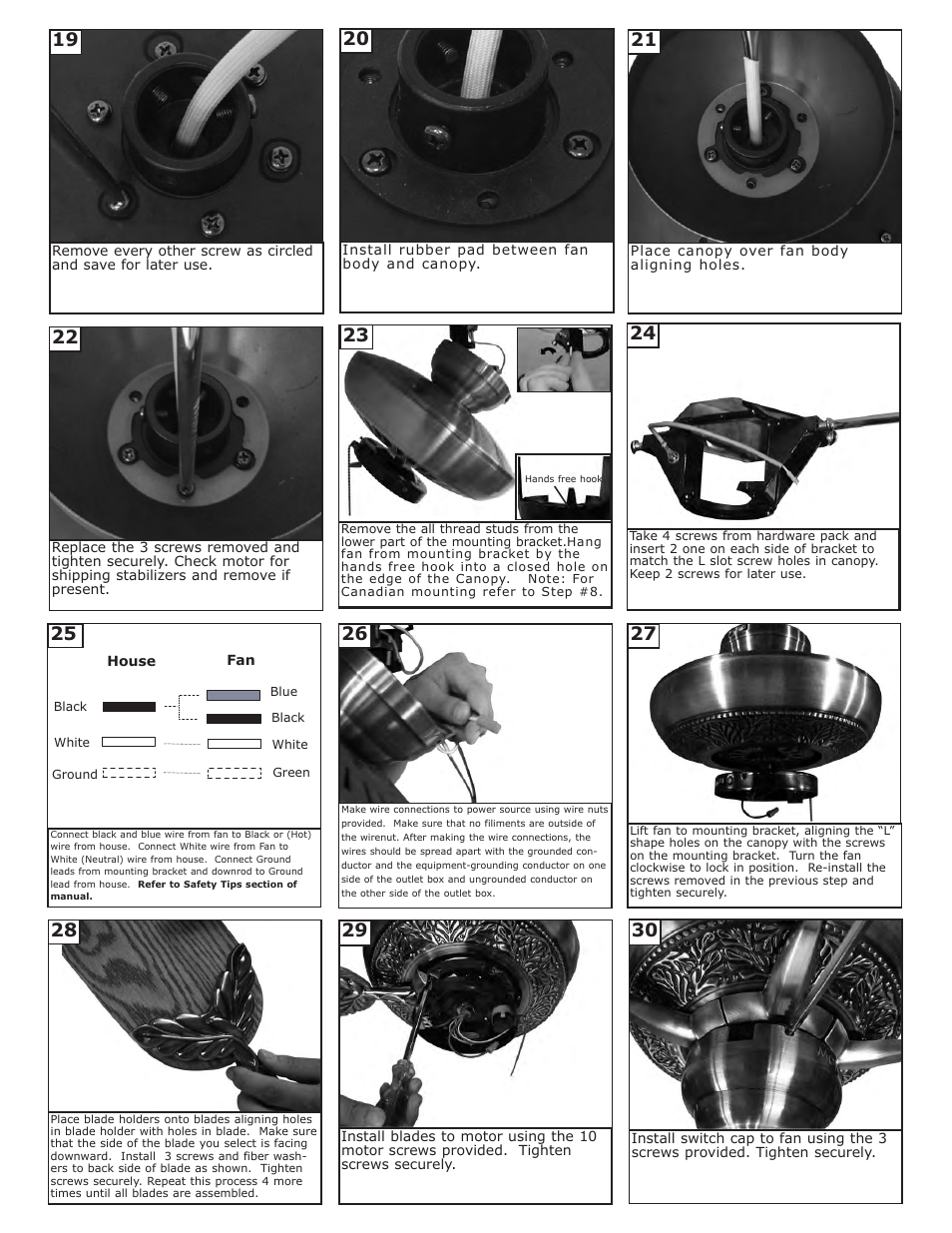 Monte Carlo Fan Company 5MS52 User Manual | Page 4 / 5
