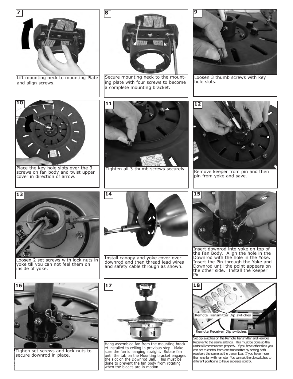 Monte Carlo Fan Company 5VYR56XXD User Manual | Page 3 / 7