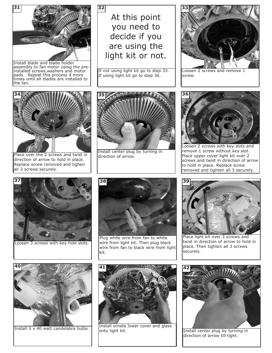 Monte Carlo Fan Company 5VYR56XXD User Manual | Page 5 / 7