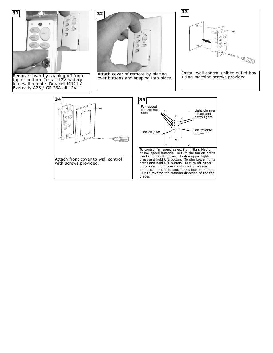 Monte Carlo Fan Company 5ALR56 User Manual | Page 5 / 6
