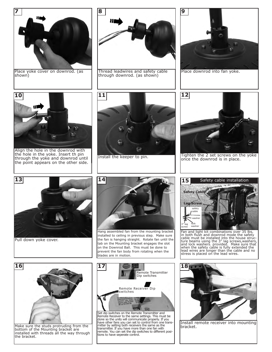 Monte Carlo Fan Company 5SLR52 User Manual | Page 3 / 6