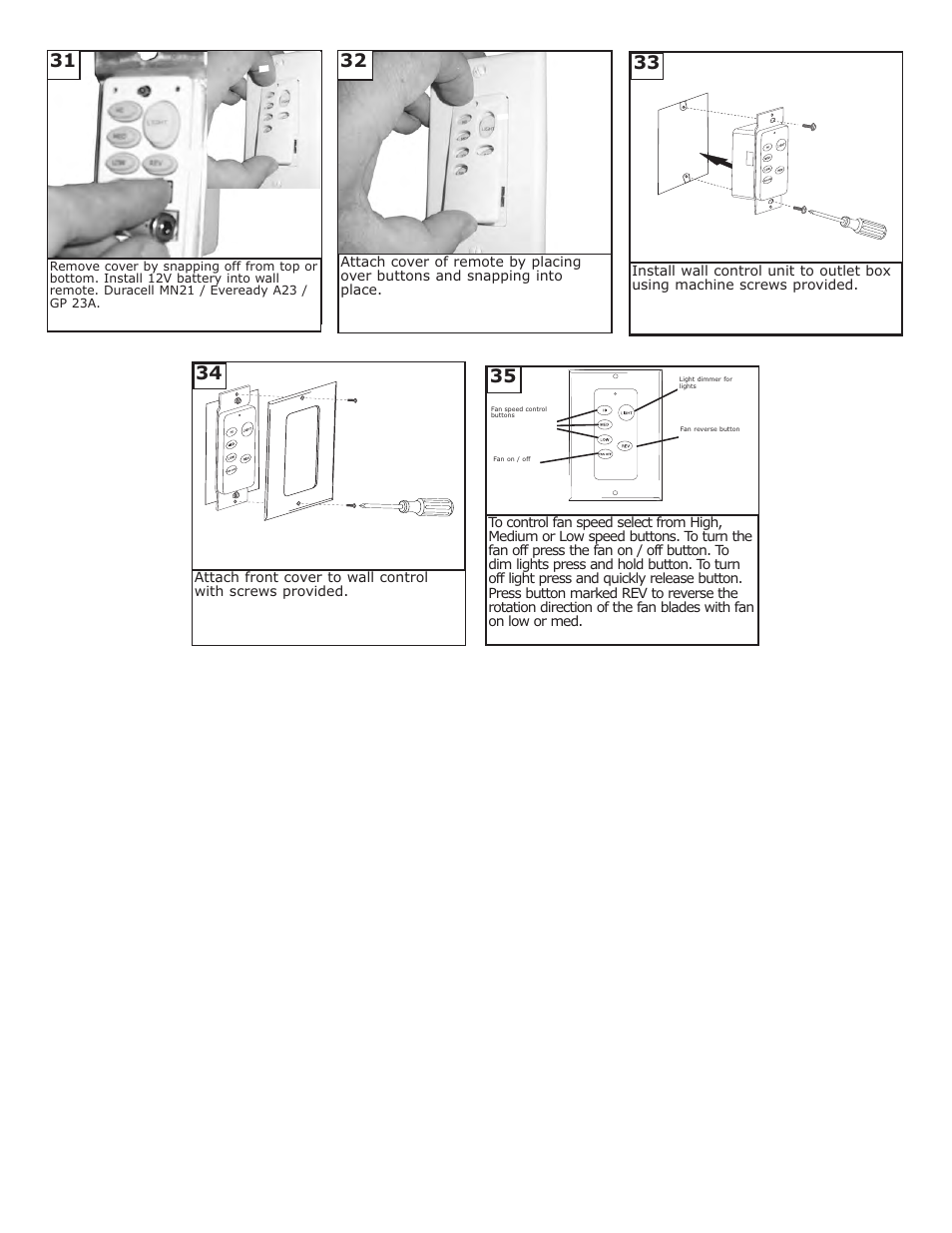 Monte Carlo Fan Company 5SLR52 User Manual | Page 5 / 6