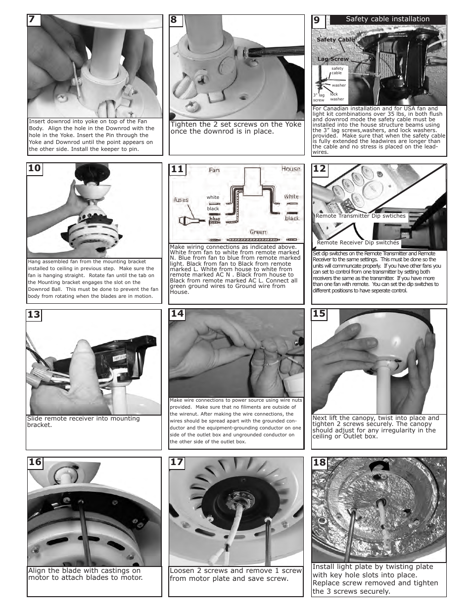 Monte Carlo Fan Company 3TSR52XXD User Manual | Page 3 / 5
