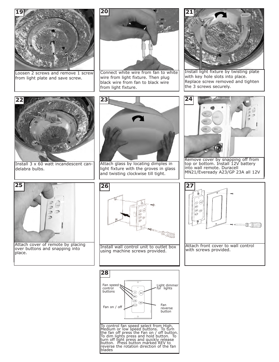 Monte Carlo Fan Company 3TSR52XXD User Manual | Page 4 / 5