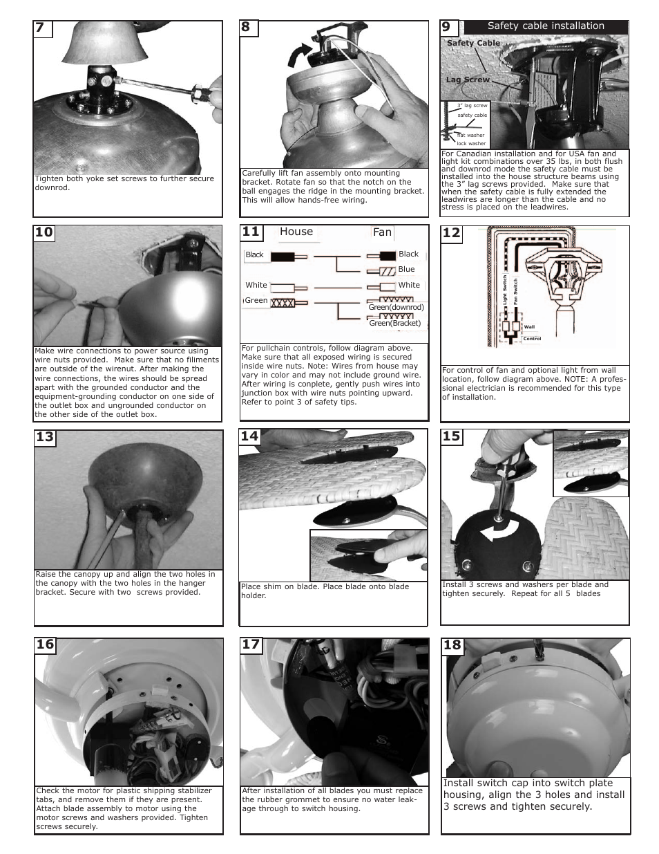 House fan | Monte Carlo Fan Company 5PE56 User Manual | Page 3 / 4