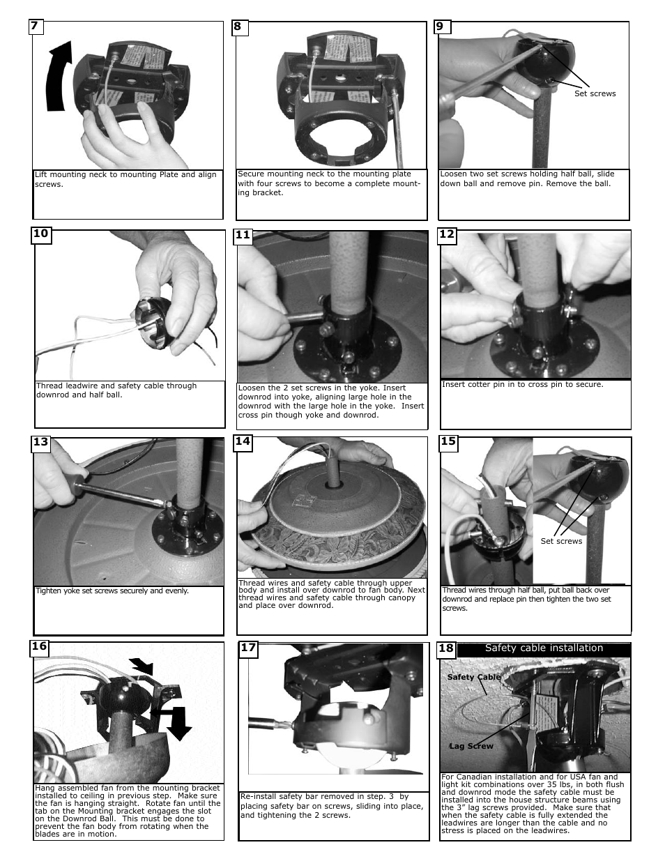 Monte Carlo Fan Company 5DOR52 User Manual | Page 3 / 6