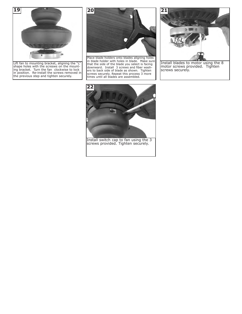 Monte Carlo Fan Company 4CO28 User Manual | Page 4 / 5