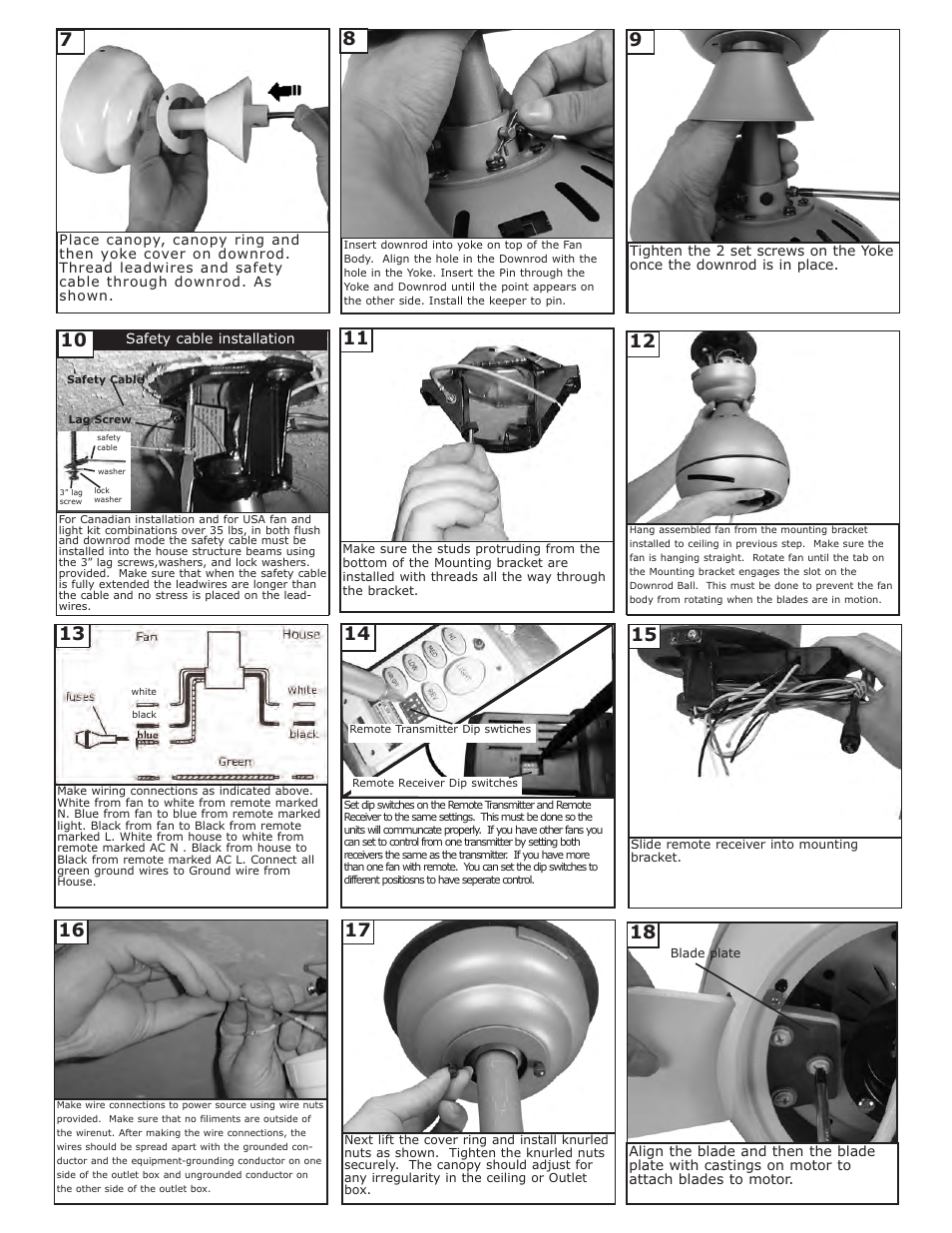 Monte Carlo Fan Company 3ASR52XXD User Manual | Page 3 / 7