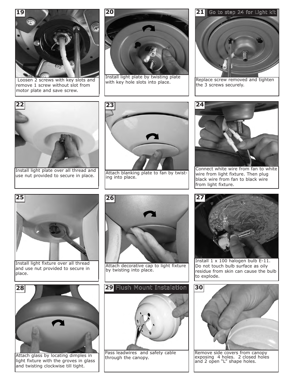 Monte Carlo Fan Company 3ASR52XXD User Manual | Page 4 / 7