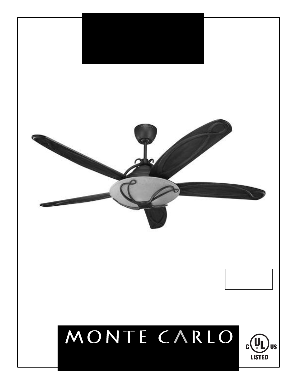 Monte Carlo Fan Company 5CLR66XXD Series User Manual | 8 pages