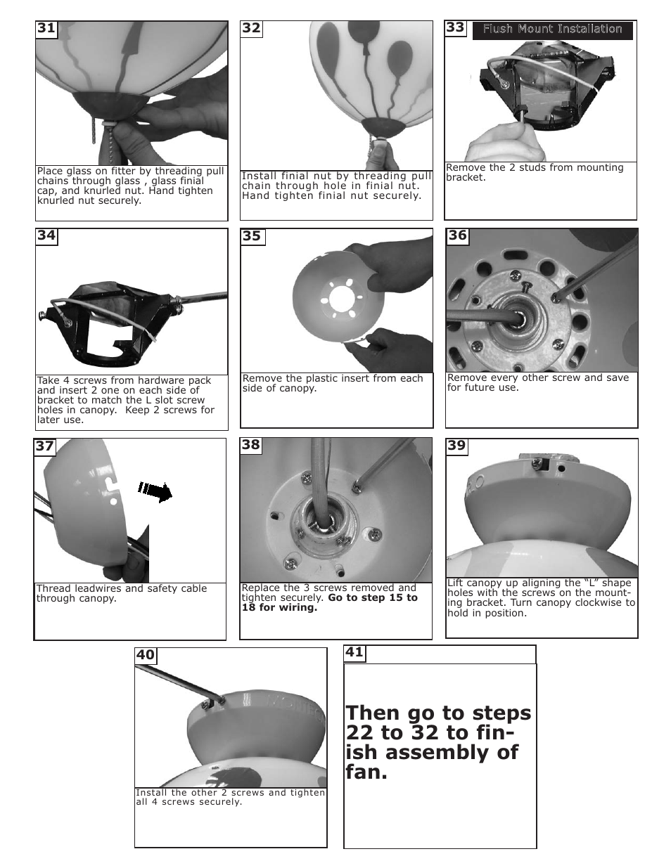 Monte Carlo Fan Company 4BN44WHD Series User Manual | Page 5 / 6