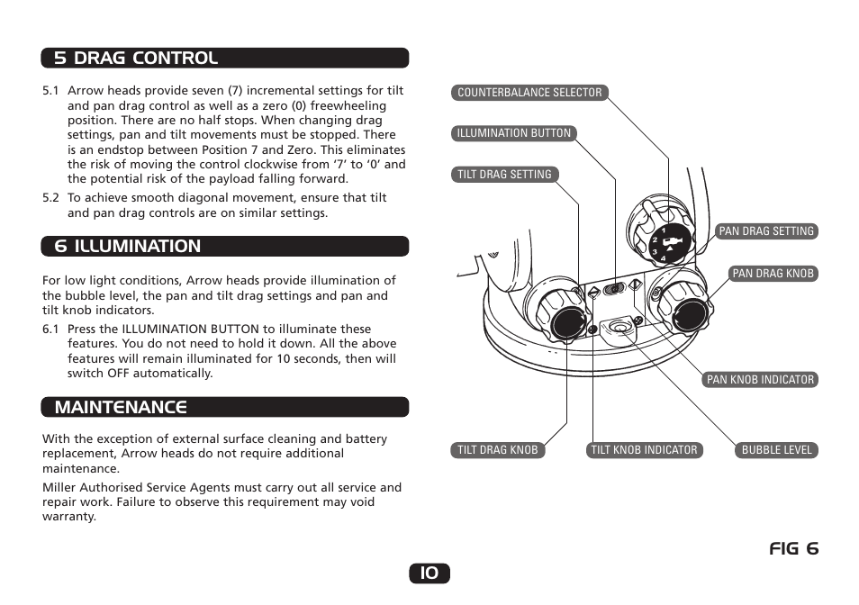 Miller Camera Support 1014 User Manual | Page 10 / 12