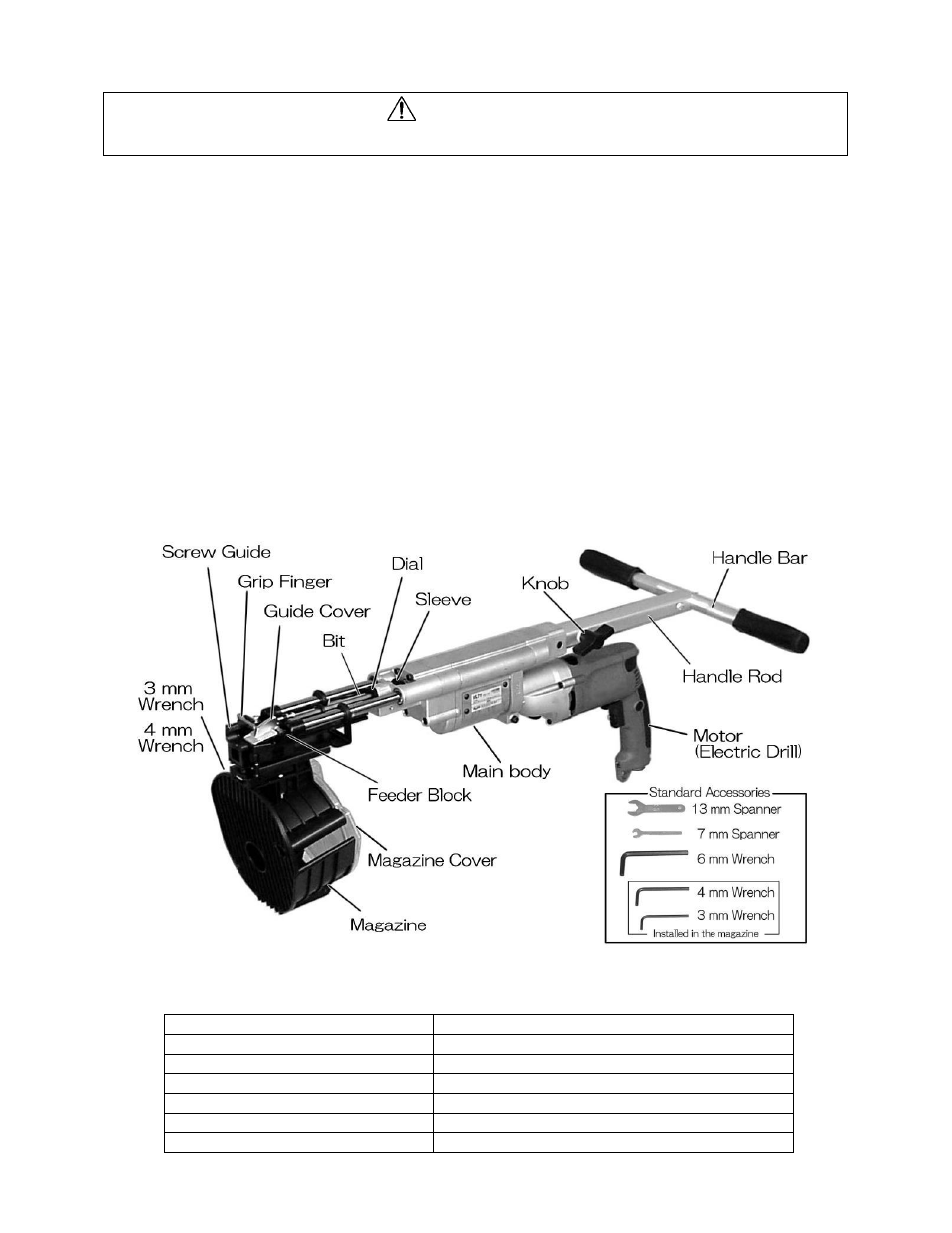 Safety precautions warning, Parts designation specifications | MURO VISLIDER VL71-FLR User Manual | Page 2 / 8
