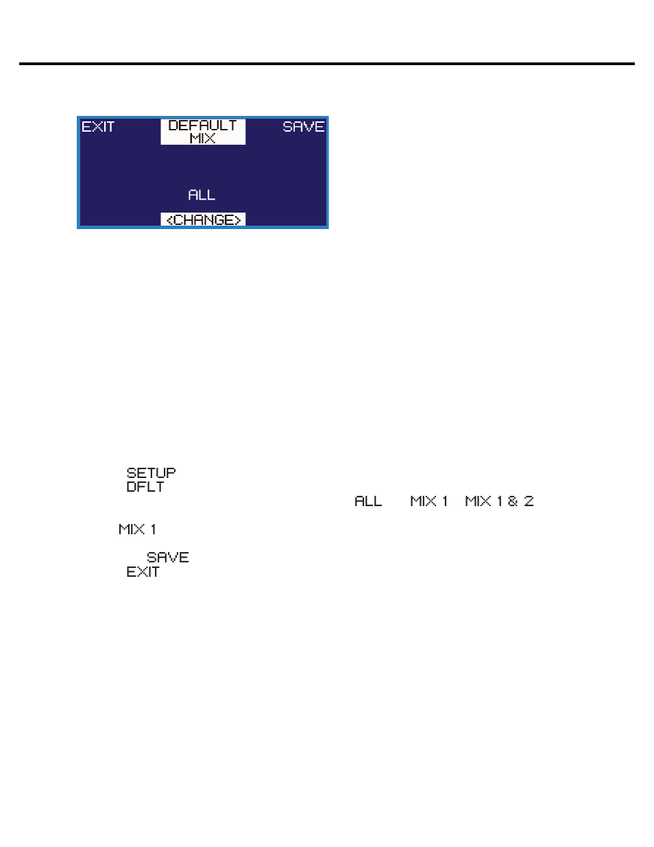 Selecting default mix and master user | Momentum Sales & Marketing MO8ME User Manual | Page 25 / 37