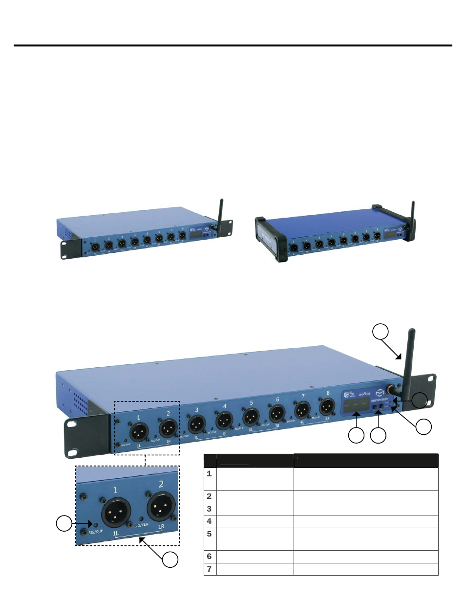 The mo8me enclosure front panel | Momentum Sales & Marketing MO8ME User Manual | Page 8 / 37