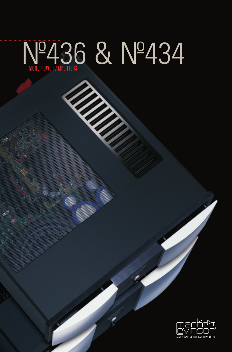 Mark Levinson Mono Power Amplifier N434 User Manual | 4 pages