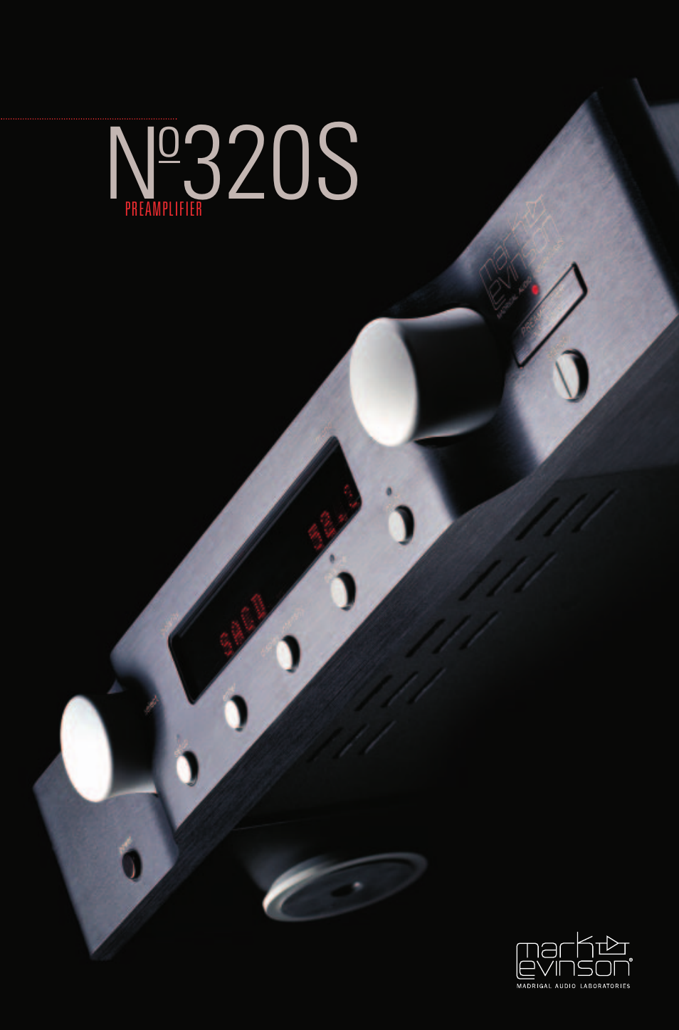 Mark Levinson N 320S User Manual | 4 pages