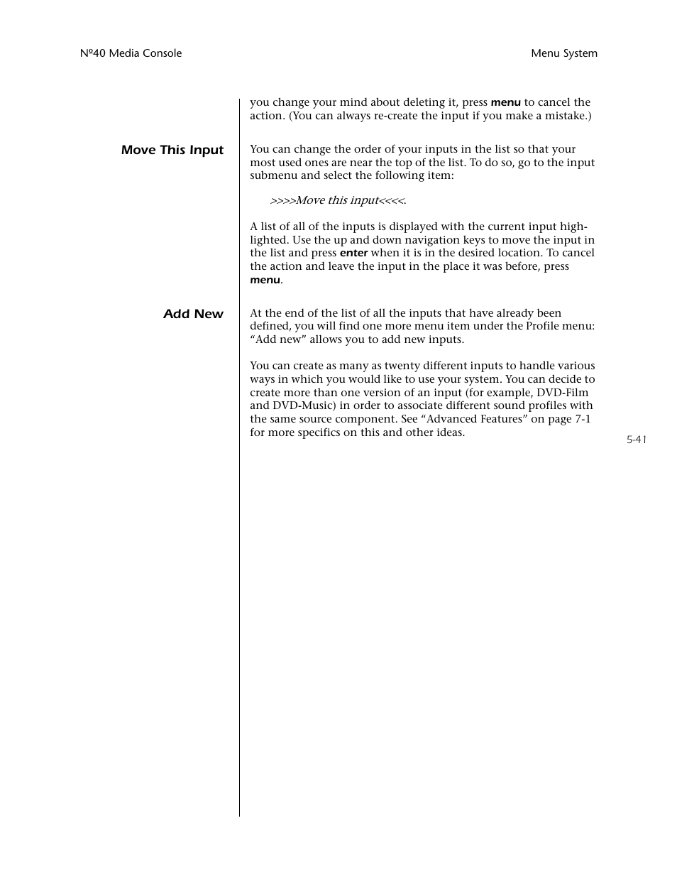 Move this input -41 add new -41 | Mark Levinson N40 User Manual | Page 107 / 156
