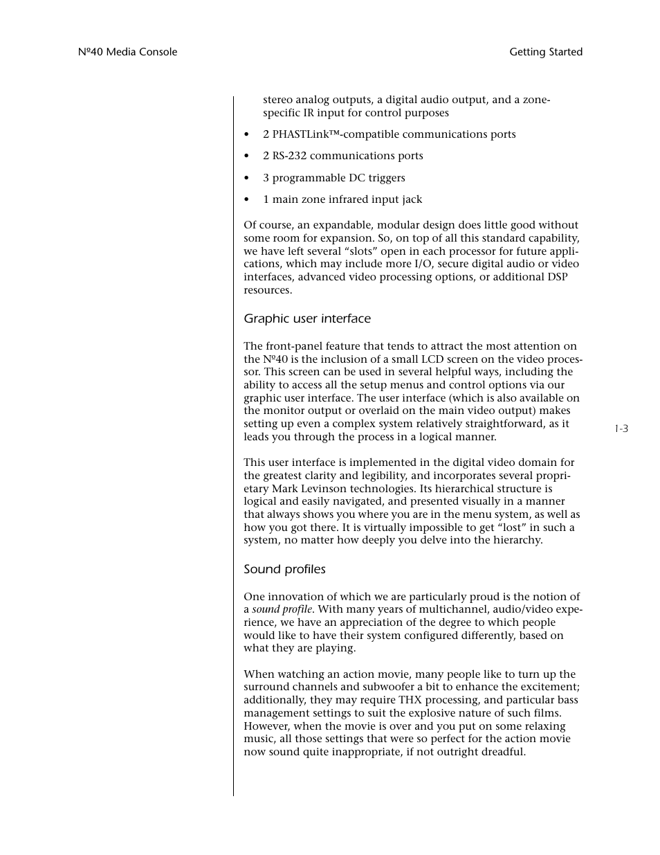 Mark Levinson N40 User Manual | Page 11 / 156