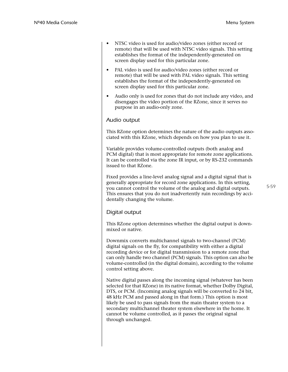 Mark Levinson N40 User Manual | Page 125 / 156