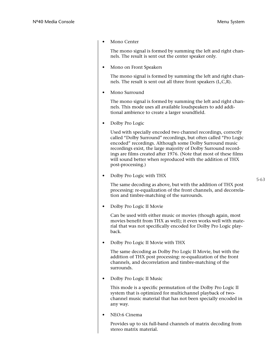 Mark Levinson N40 User Manual | Page 129 / 156